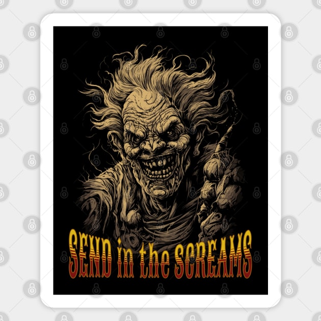 Send in the Screams Magnet by Atomic Blizzard